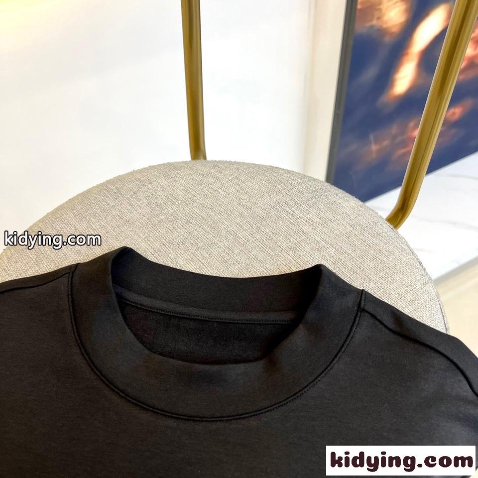 シンプル 裏起毛 合わせやすい 長袖Tシャツ プラダ Tシャツ コピー コットン-1
