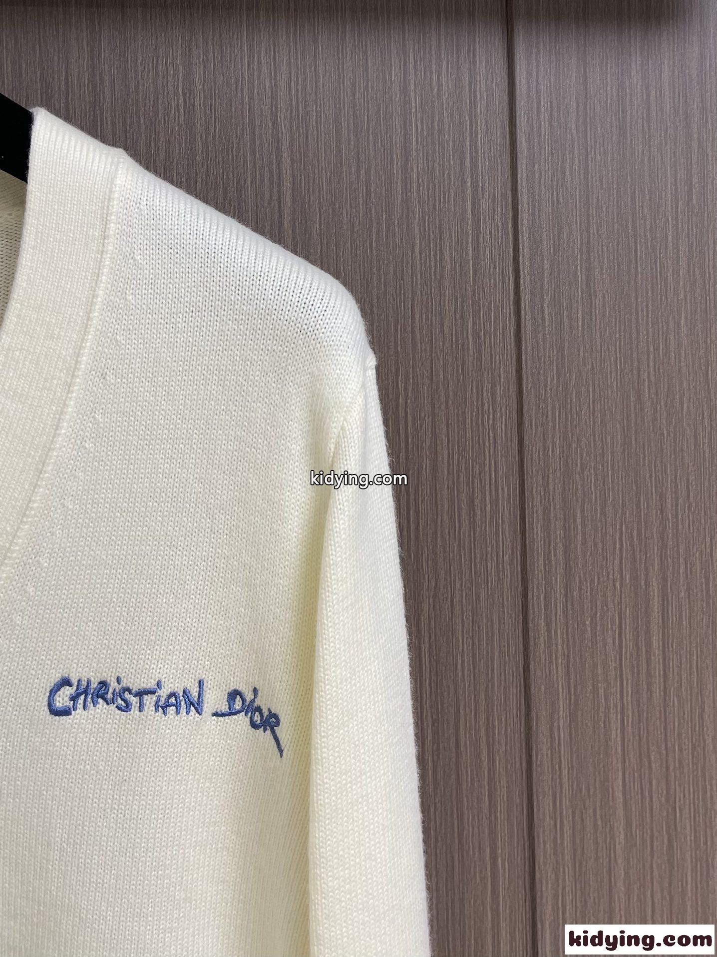 Christian Dior Tag カーディガン クリスチャン・ディオール ニット コピー ベージュ-2