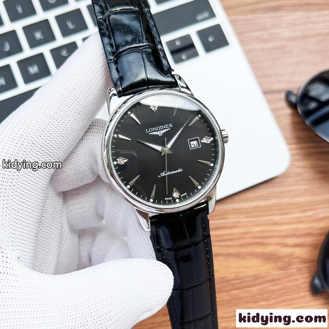 洗練された クラシック ロンジン 時計 コピー 40mm 自動巻き ウォッチ-1