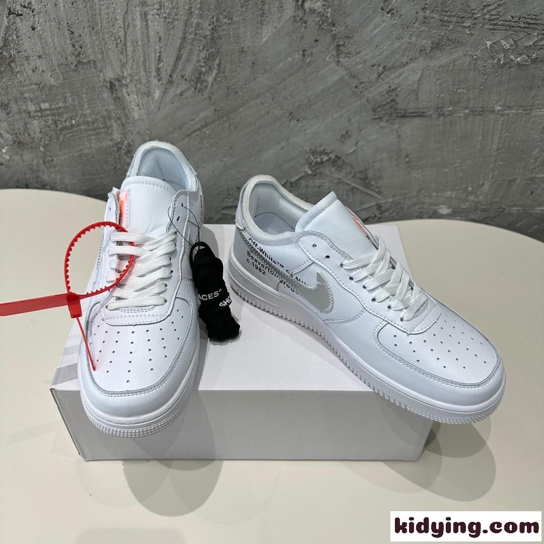 大人気 OFF-WHITE X Air Force 1 オフホワイト スニーカー コピー ホワイト-1