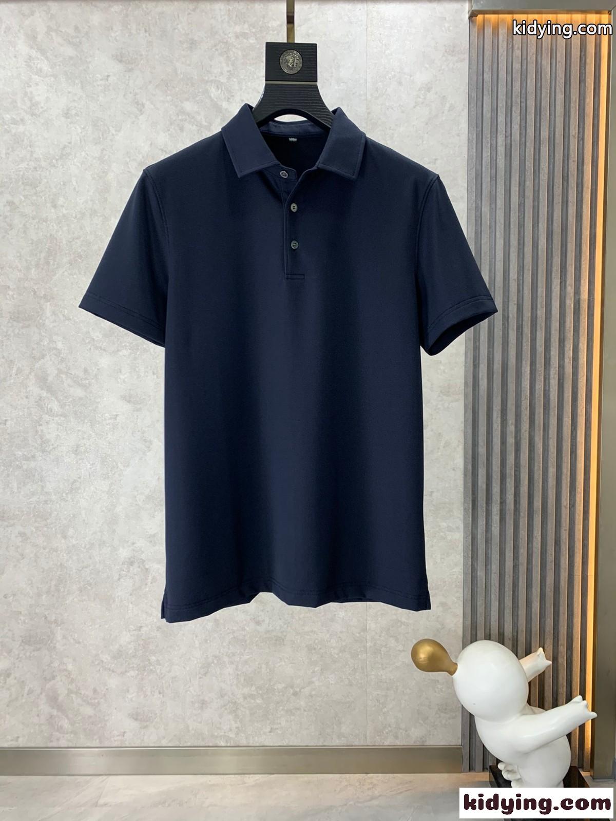 カジュアル 通勤 シンプル 着心地いい ボッテガ・ヴェネタ Tシャツ コピー メンズ ポロシャツ-2