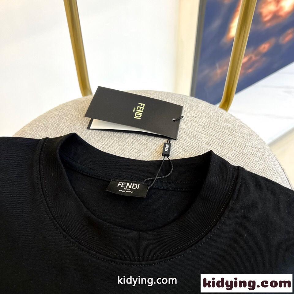 おしゃれ 合わせやすい クルーネック フェンディ Tシャツ コピー メンズ 半袖 トップス-2