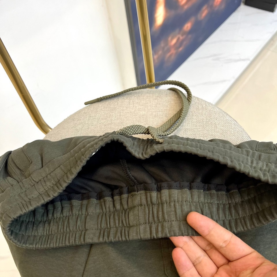 カジュアル 合わせやすい ショートパンツ バレンシアガ パンツ 偽物 グリーン-3