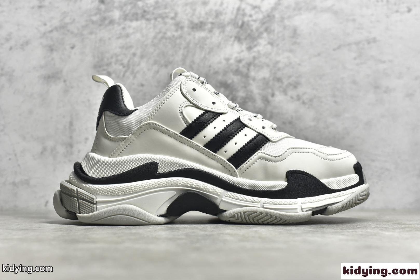 Balenciaga Triple S x AD 人気 コンフォート クッション性 バレンシアガ スニーカー コピー スポーツジューズ W3RN29010-1