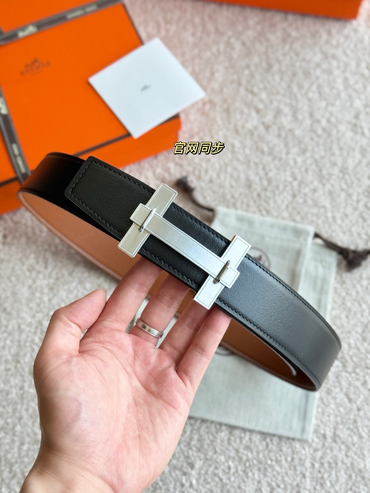 エルメス ベルト コピー Hジャンピング リバーシブル レザーベルト 38MM-0
