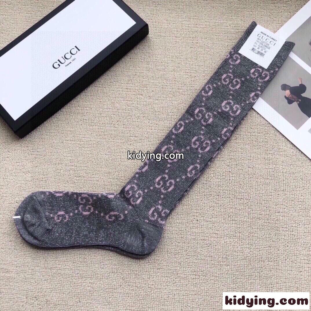 グッチ ソックス コピー 大人気 GGジャガード ハイソックス ロングソックス-2