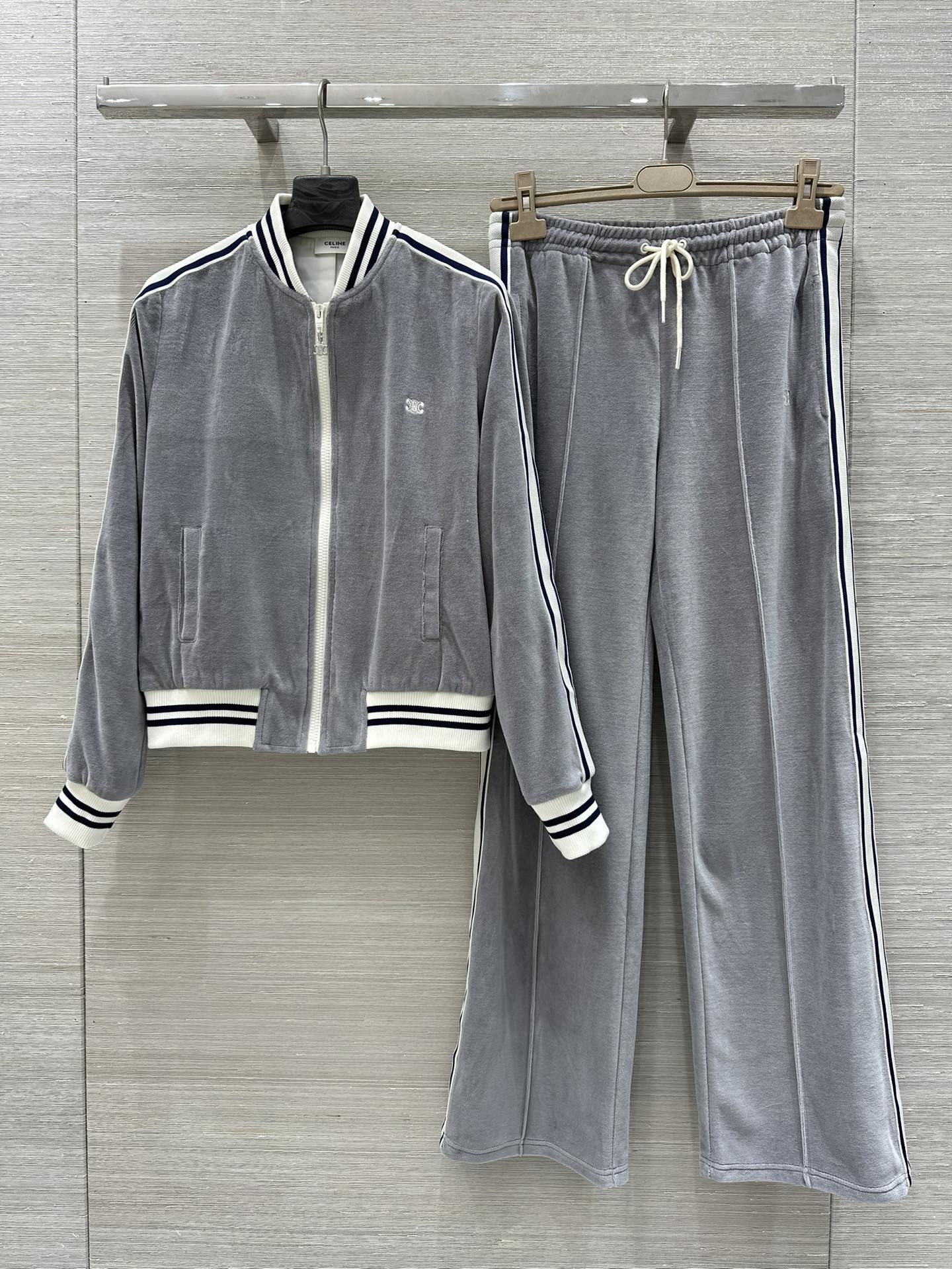 トラックジャケット＆パンツ 上下セット セリーヌ セットアップ コピー 2点セット-0