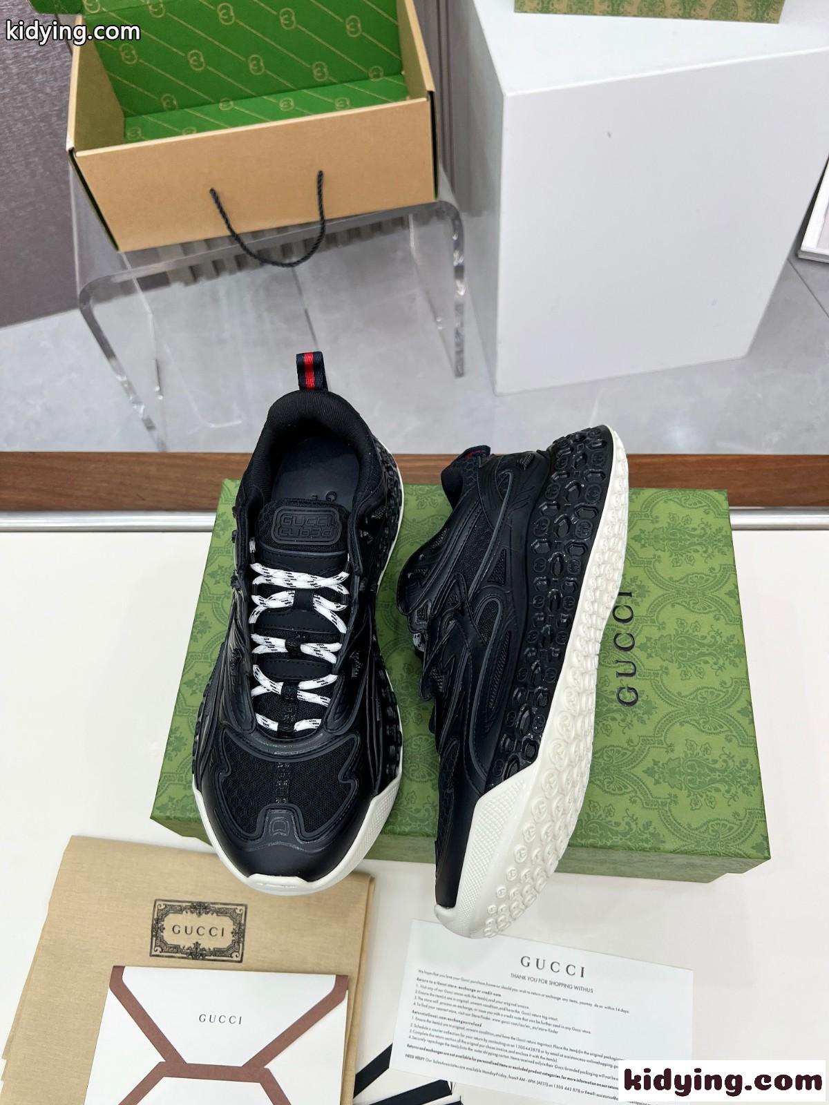 人気新作~GUCCI cub3dスニーカー グッチ スーパーコピー n級品 ブラック-0
