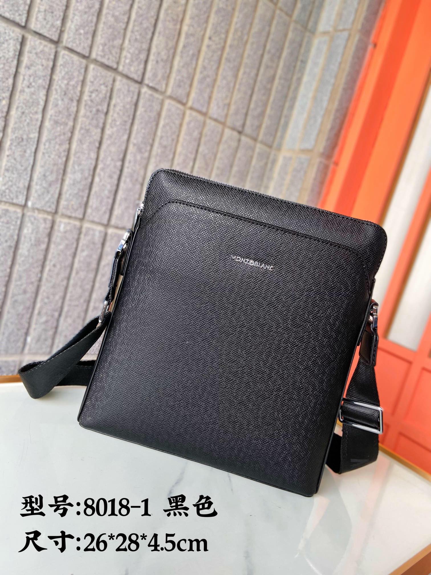 モンブラン バッグ メンズ コピー カジュアル 上品 レザー ショルダーバッグ-3