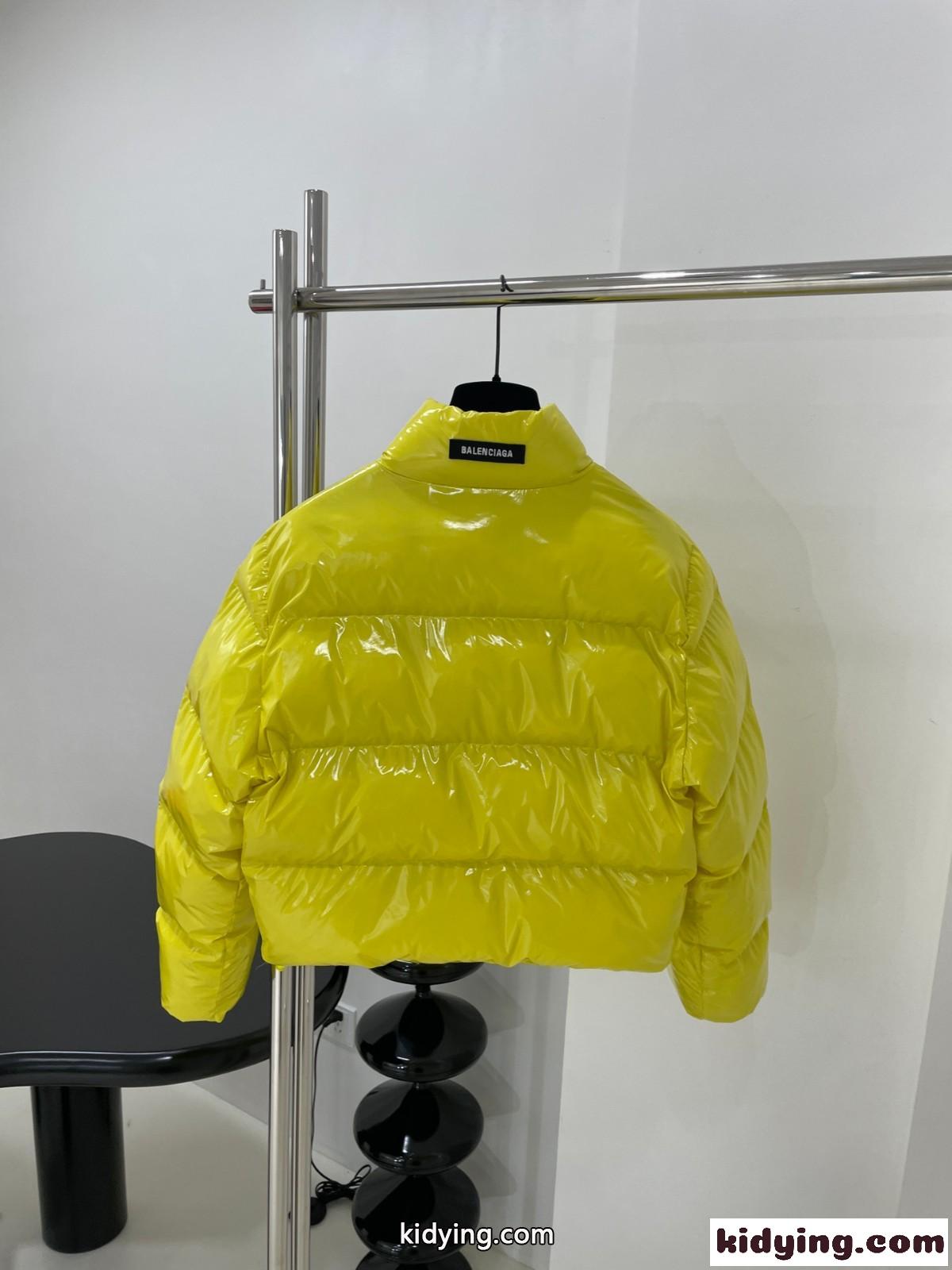 人気 SHRUNK PUFFER ジャケット バレンシアガ ダウンジャケット コピー イエロー-0