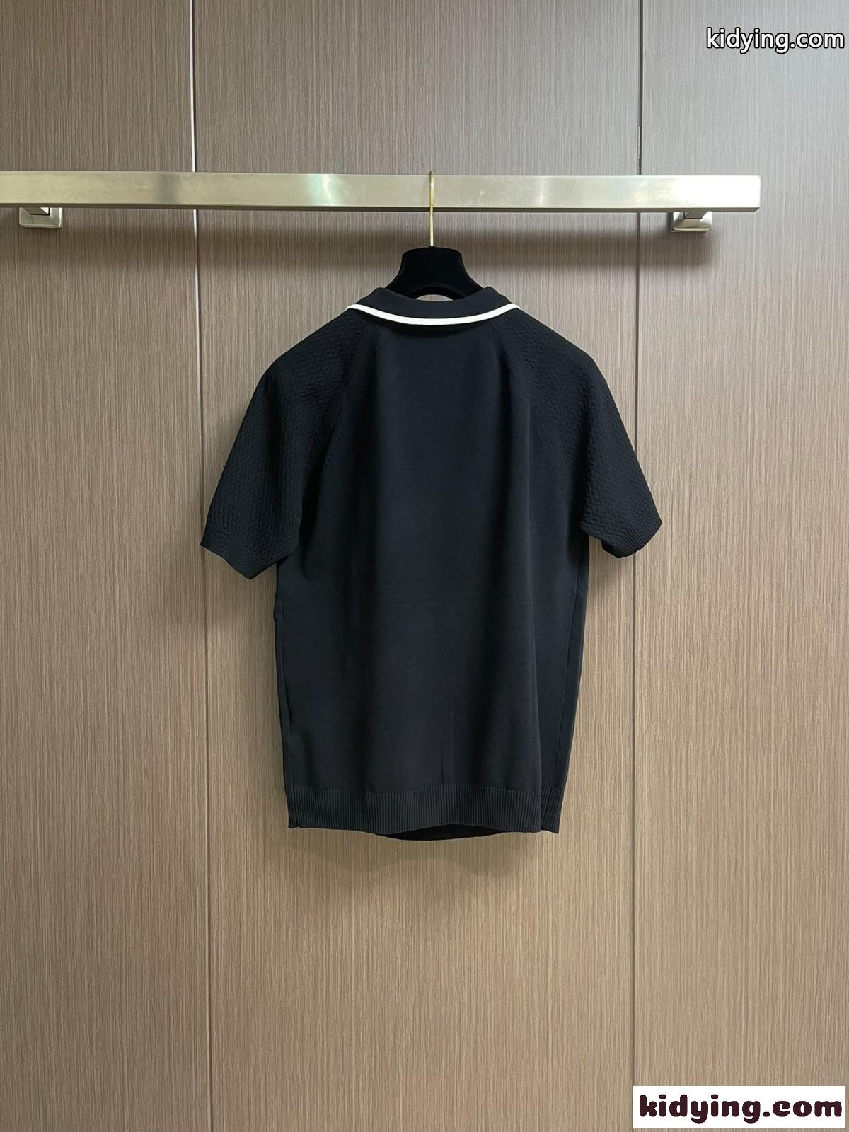 おしゃれ ハーフジップ 半袖ニットポロ エルメネジルド・ゼニア ニット コピー-2