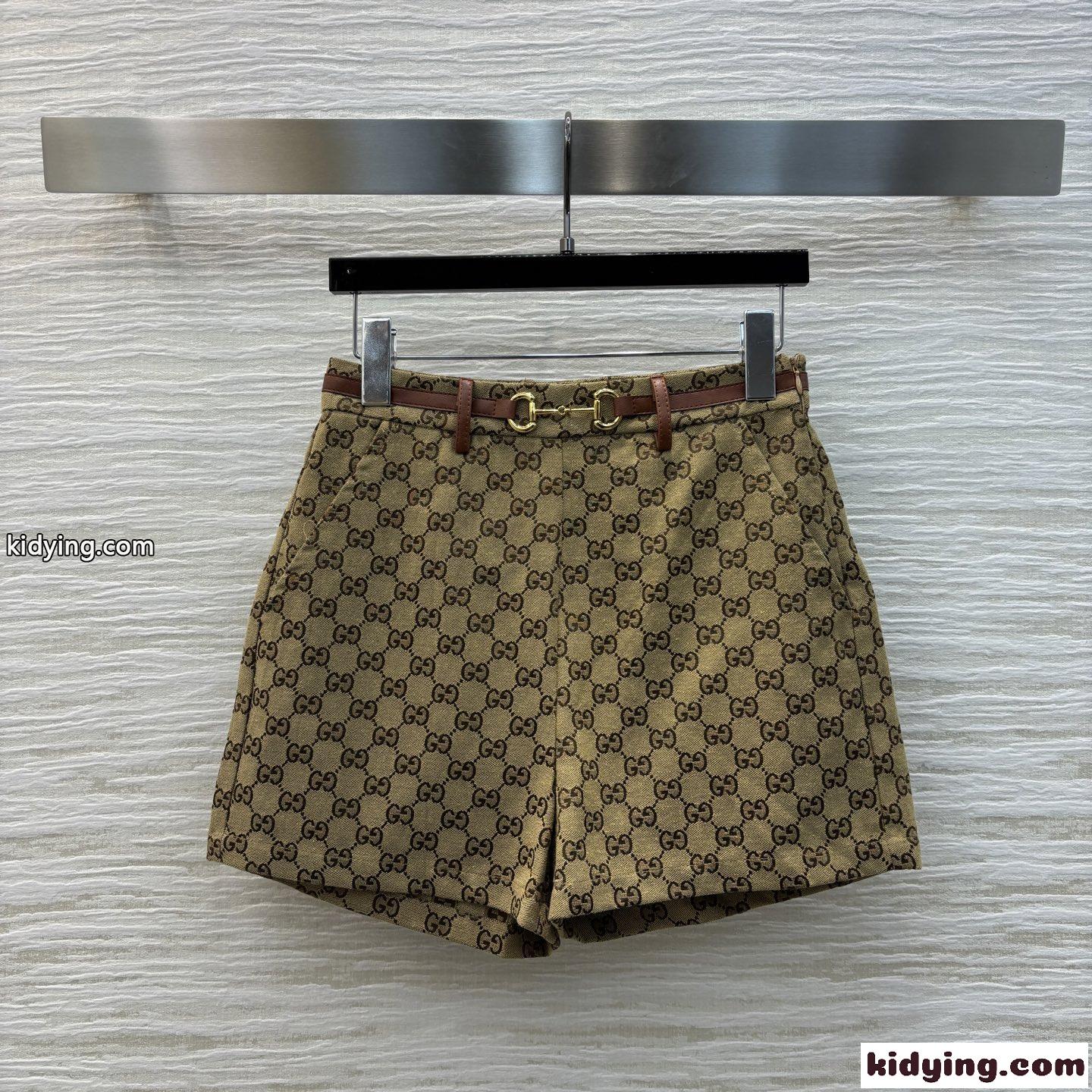 ホースビット GGキャンバス ショートパンツ グッチ パンツ コピー レディース-0