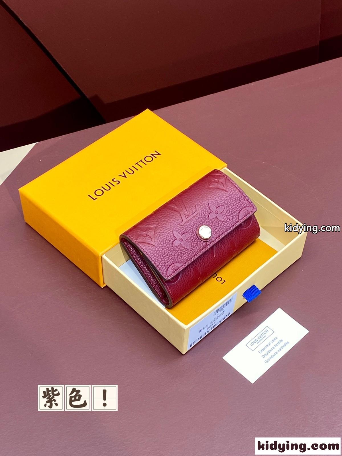 M64421 キーケース ミュルティクレ 6 ルイヴィトン キーホルダー コピー パープル-0