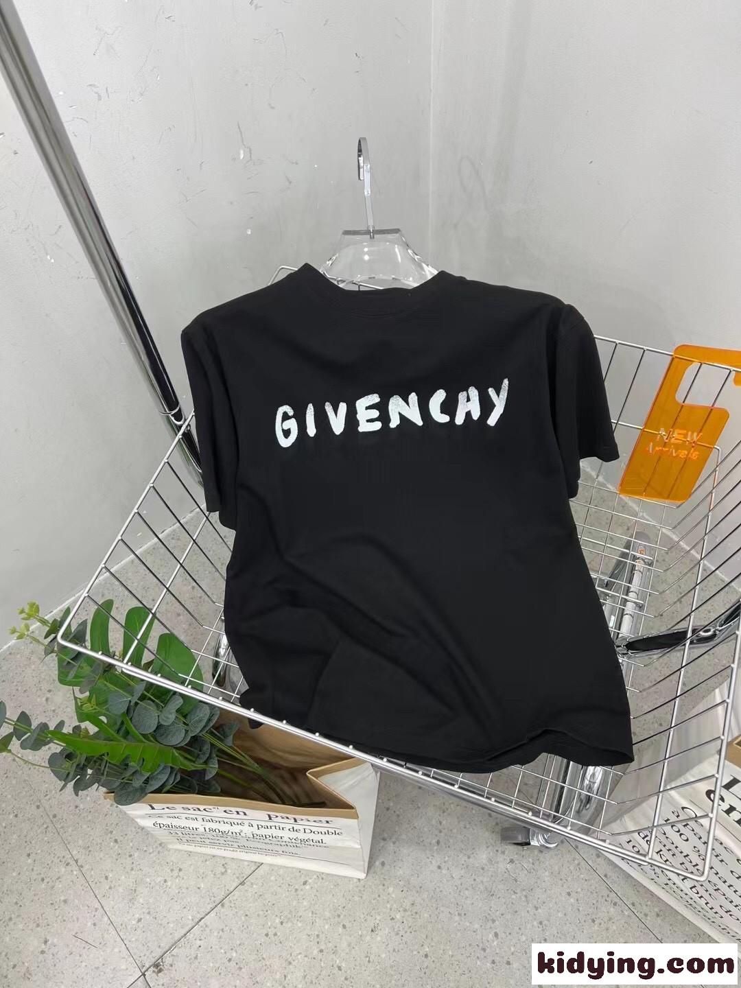 ジバンシィ Tシャツ コピー 半袖 クルーネック 着心地いい ロゴプリント カジュアル おしゃれ-4