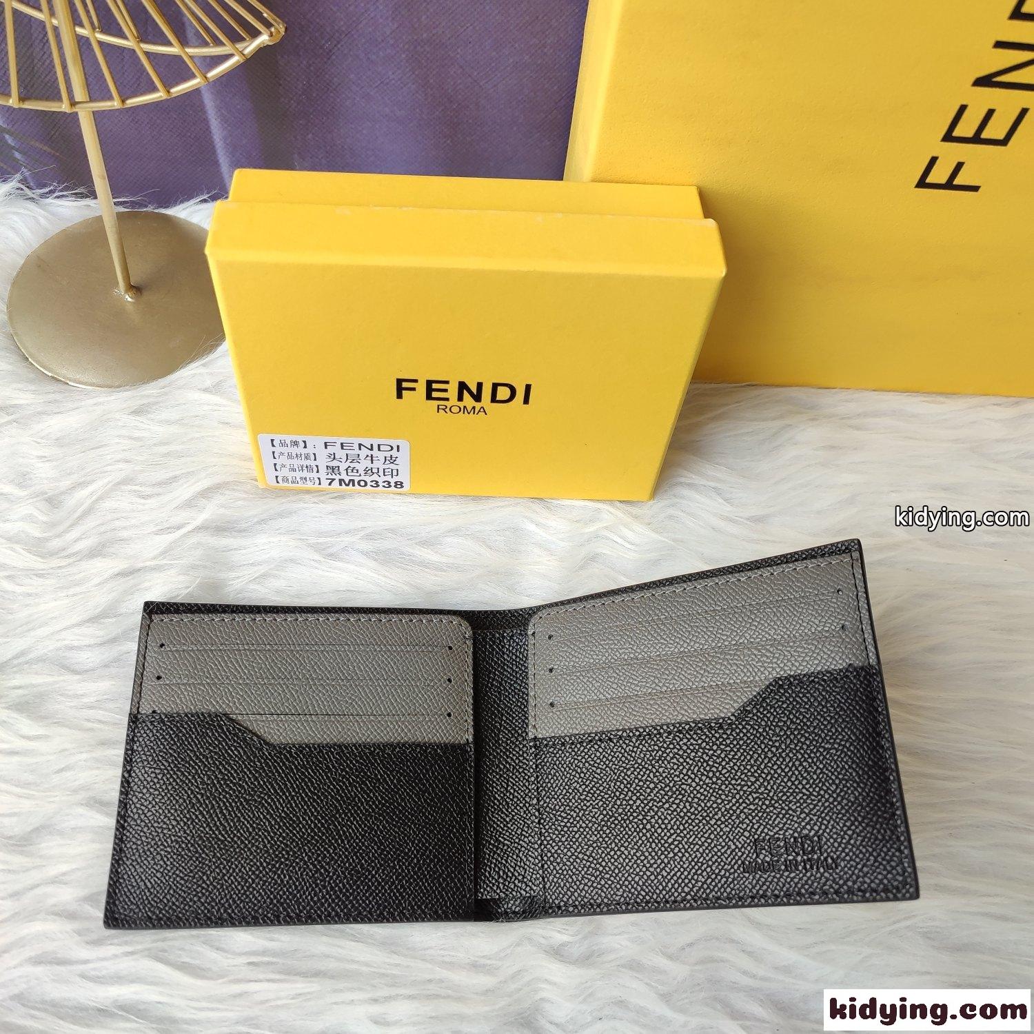 定番 人気 ロゴ フェンディ 財布 人気 コピー 二つ折り財布 ウォレット-3