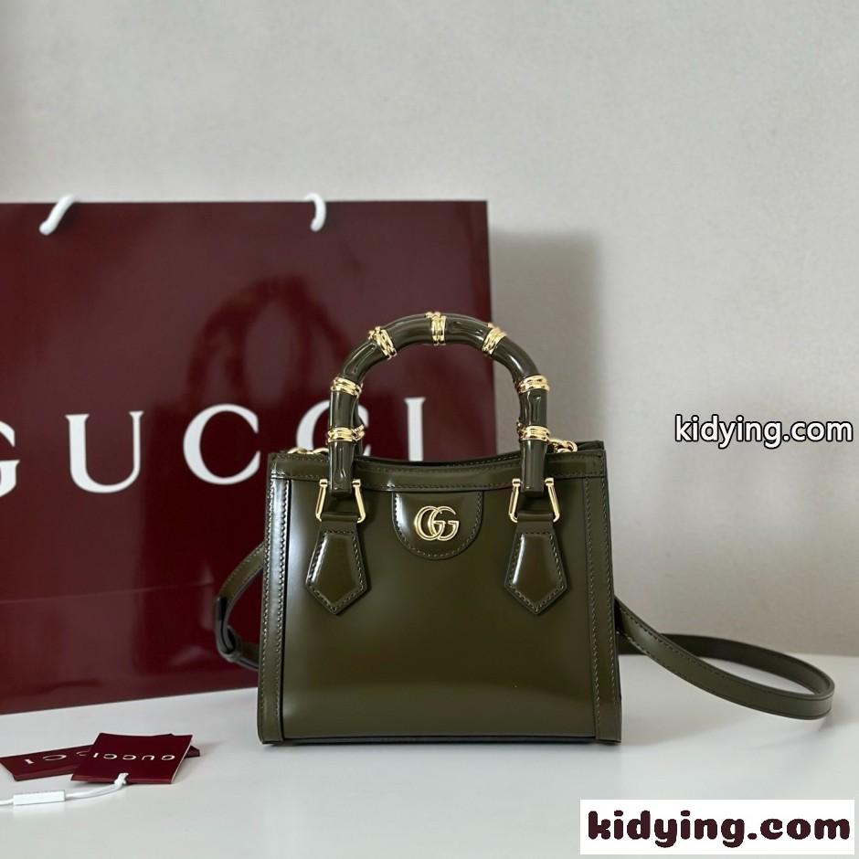 GUCCI ダイアナ スモール トートバッグ グッチ スーパーコピー 832936 グリーン-0