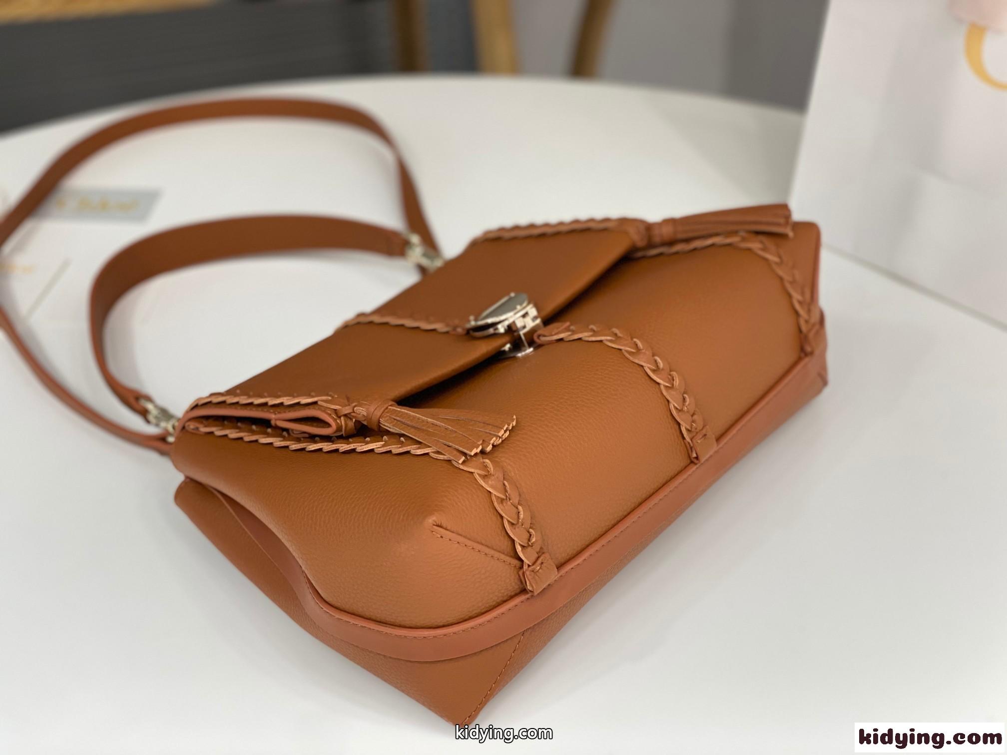 PENELOPEソフトショルダーバッグ クロエ バッグ スーパーコピー ブラウン-1