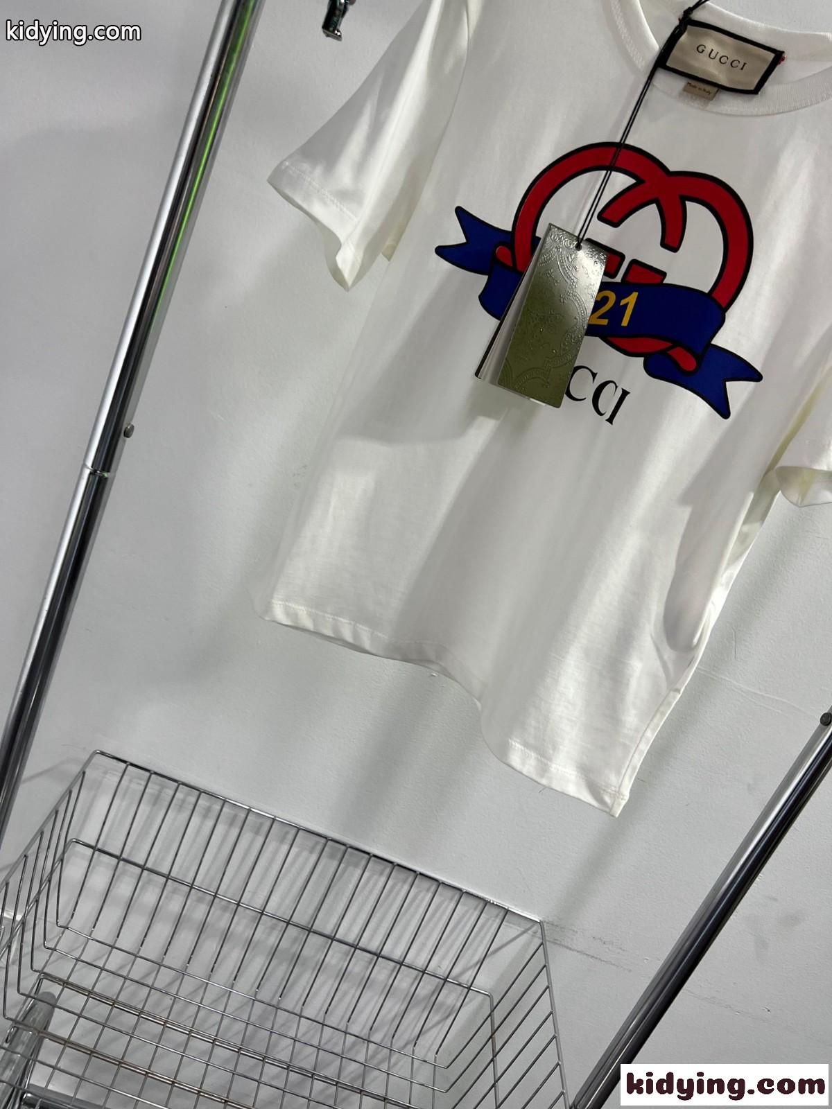 インターロッキングG 1921 GUCCI コットン Tシャツ グッチ Tシャツ コピー 半袖-4