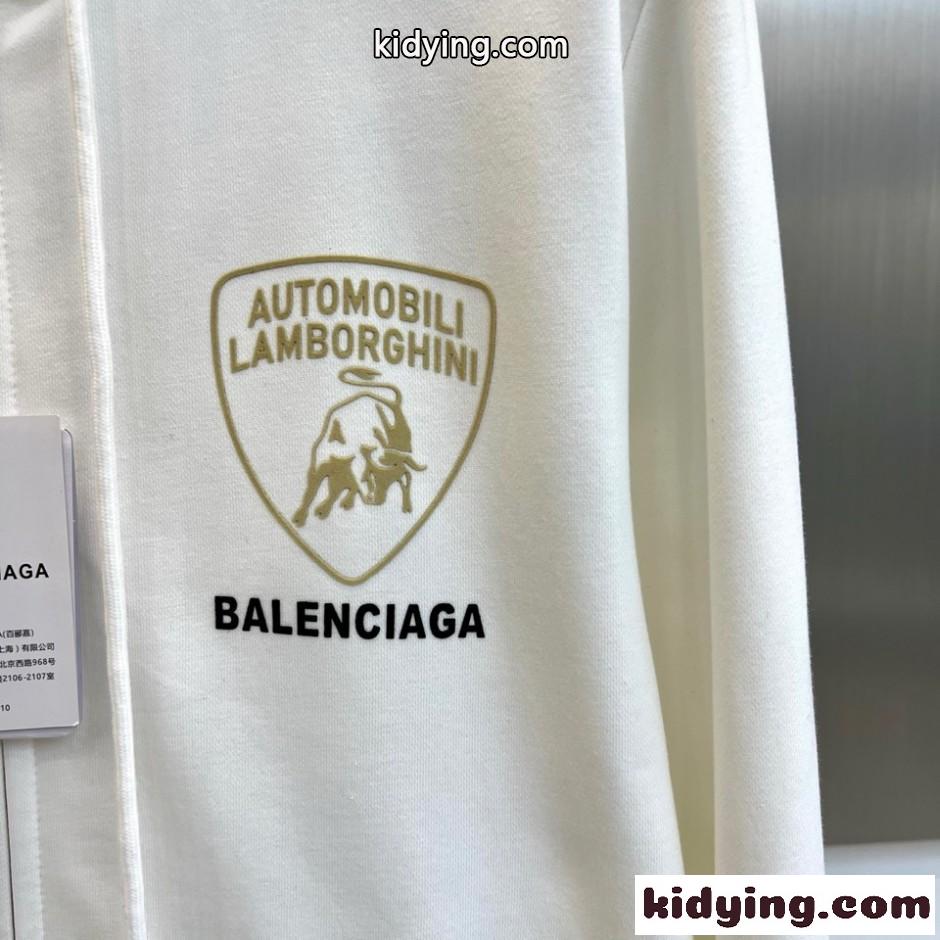 BALENCIAGA x Lamborghiniコラボ ジップアップパーカー バレンシアガ パーカー 偽物-2