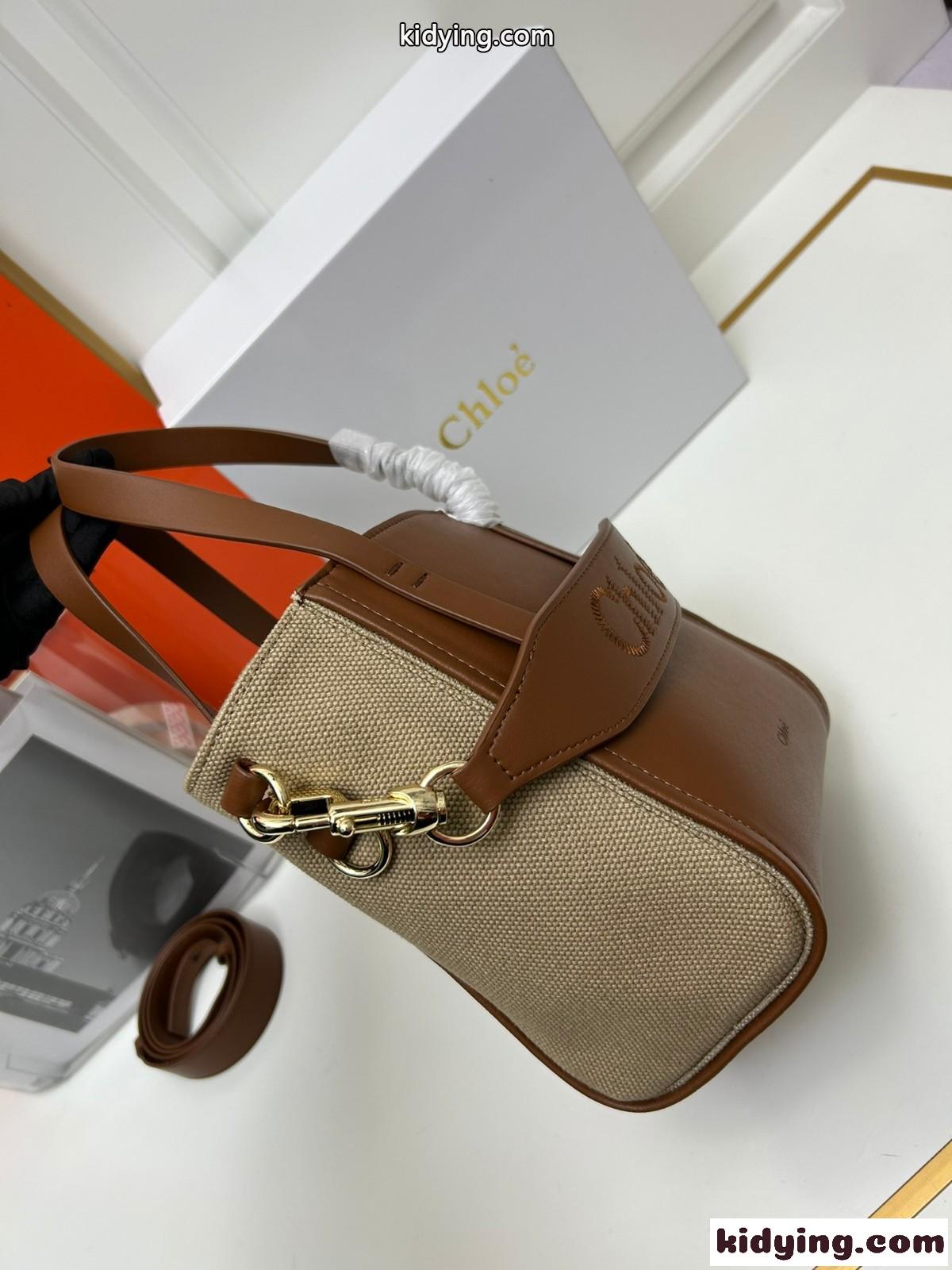 CHLOE SENSE トートバッグ クロエ バッグ コピー ショルダーバッグ ブラウン-2