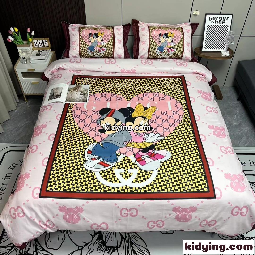 遊び心いっぱい ディズニー プリント 4点セット グッチ 布団カバーセット コピー コットン-1