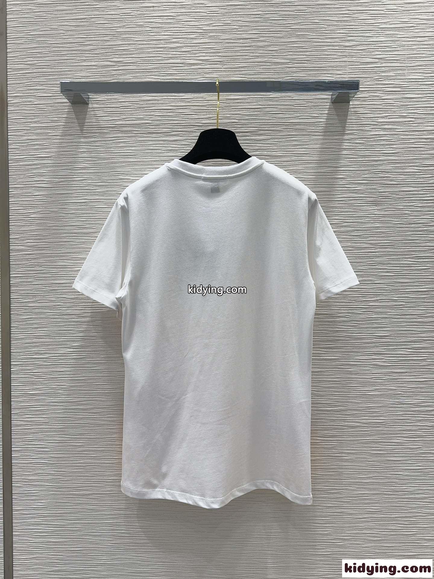 アヒルの子 プリント Tシャツ ルイ・ヴィトン 半袖Tシャツ コピー コットン ホワイト-4