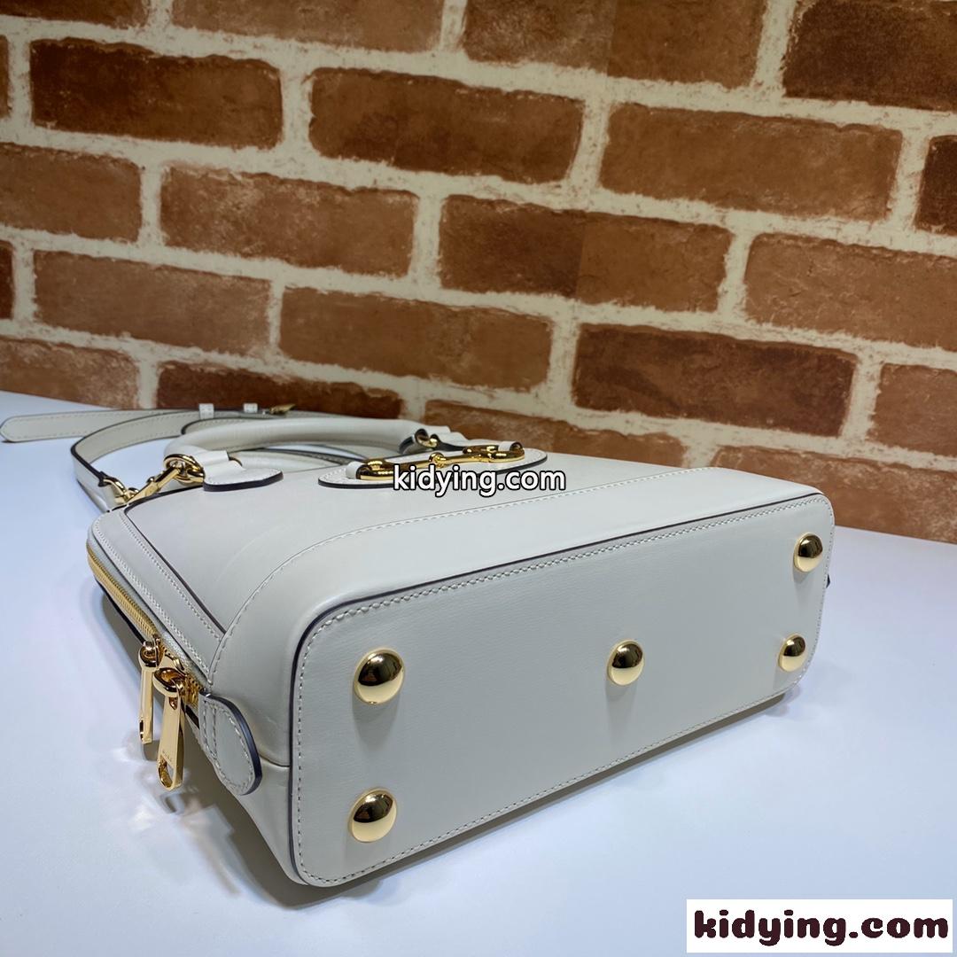 グッチ ホースビット 1955 スモール トップハンドルバッグ グッチ バッグ レディース コピー ホワイト-2