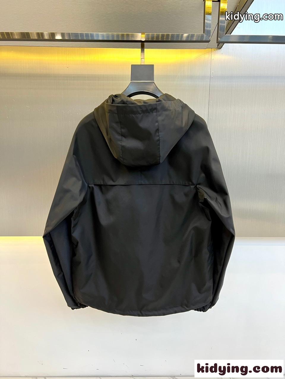 シンプル 上品 ジップアップジャケット プラダ ジャケット コピー アウター-3