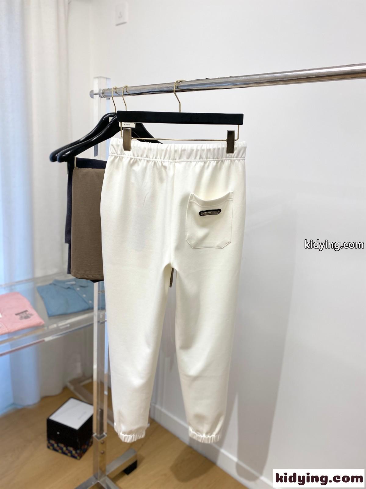 カジュアル 定番 ジョガーパンツ クロムハーツ パンツ コピー ホワイト-3