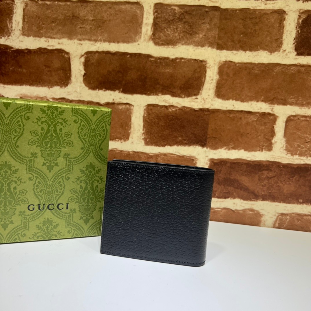 インターロッキングG 二つ折り財布 グッチ 財布 コピー 定番 734997 ブラック-3