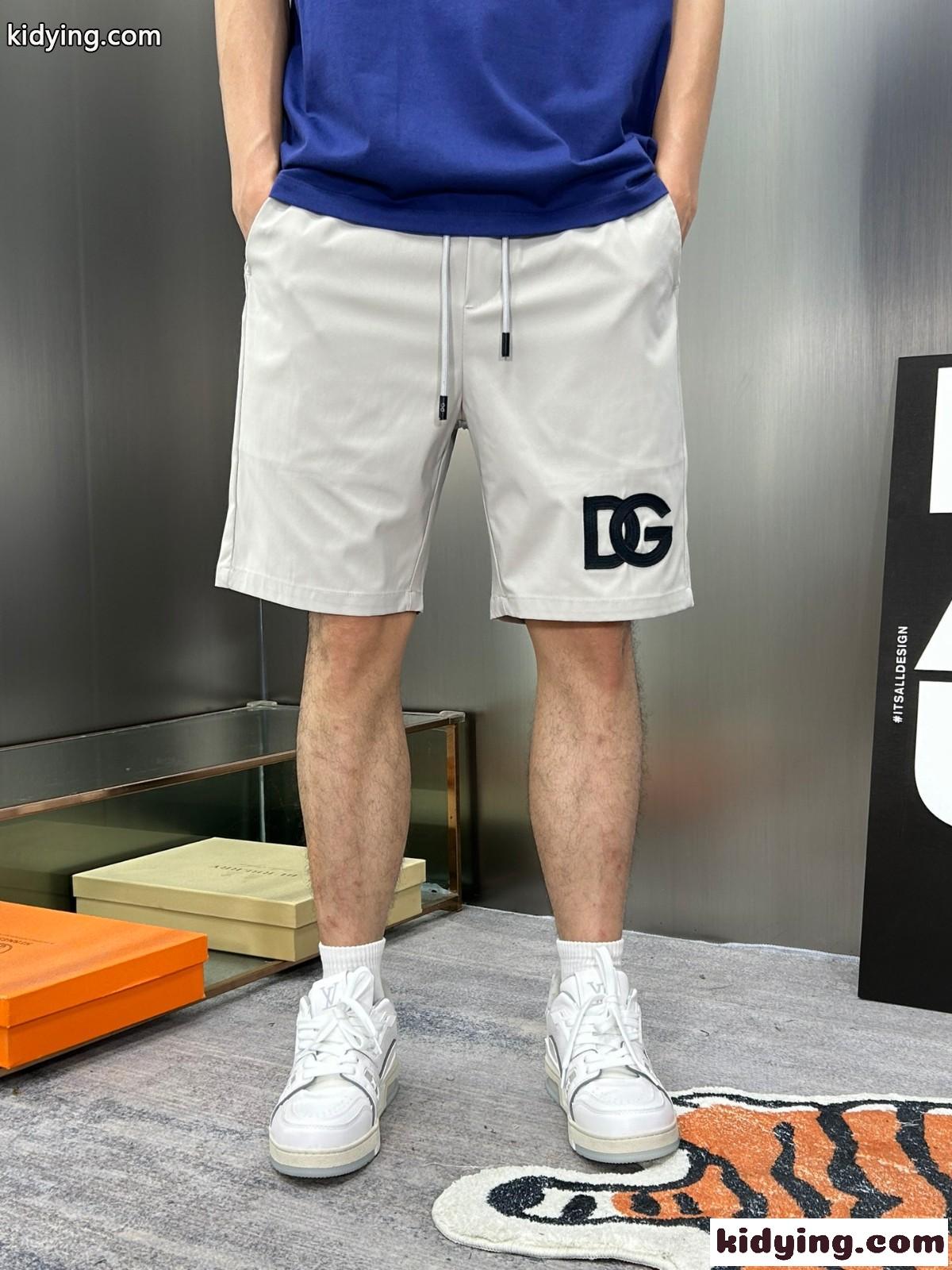 定番 カジュアル ロゴ ショートパンツ ドルチェ&ガッバーナ カジュアルパンツ コピー グレー-2