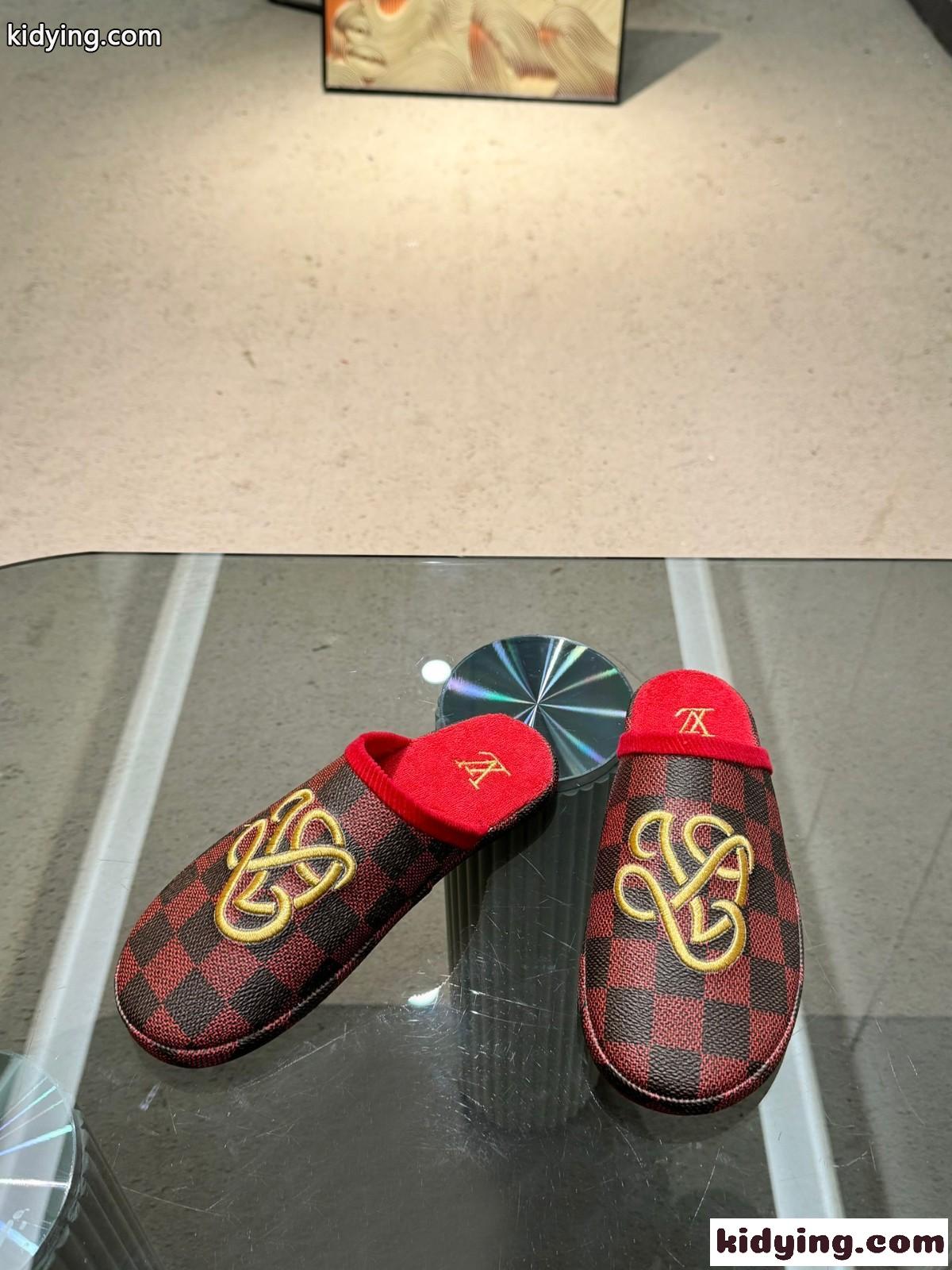 LV パレス・ライン ミュール ルイヴィトン サンダル スーパーコピー レッド-1