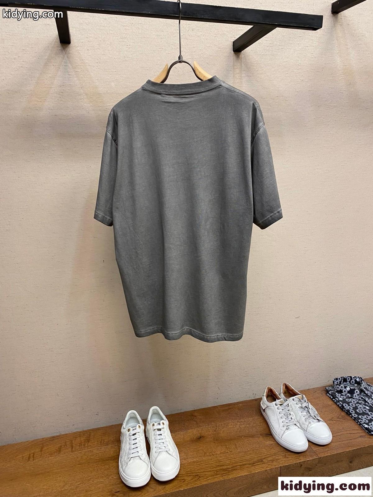 モノグラムモチーフ コットン オーバーサイズTシャツ バーバリー Tシャツ コピーメンズ-2