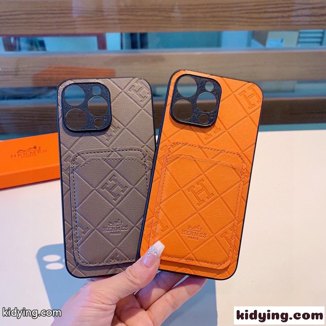 エルメス スマホケース 偽物 カード収納  アイフォンケース iPhone 15-1