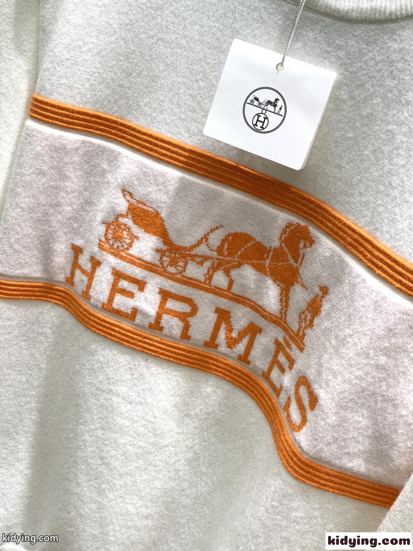 エルメス セーター コピー シンプル おしゃれ クルーネック ニット-2