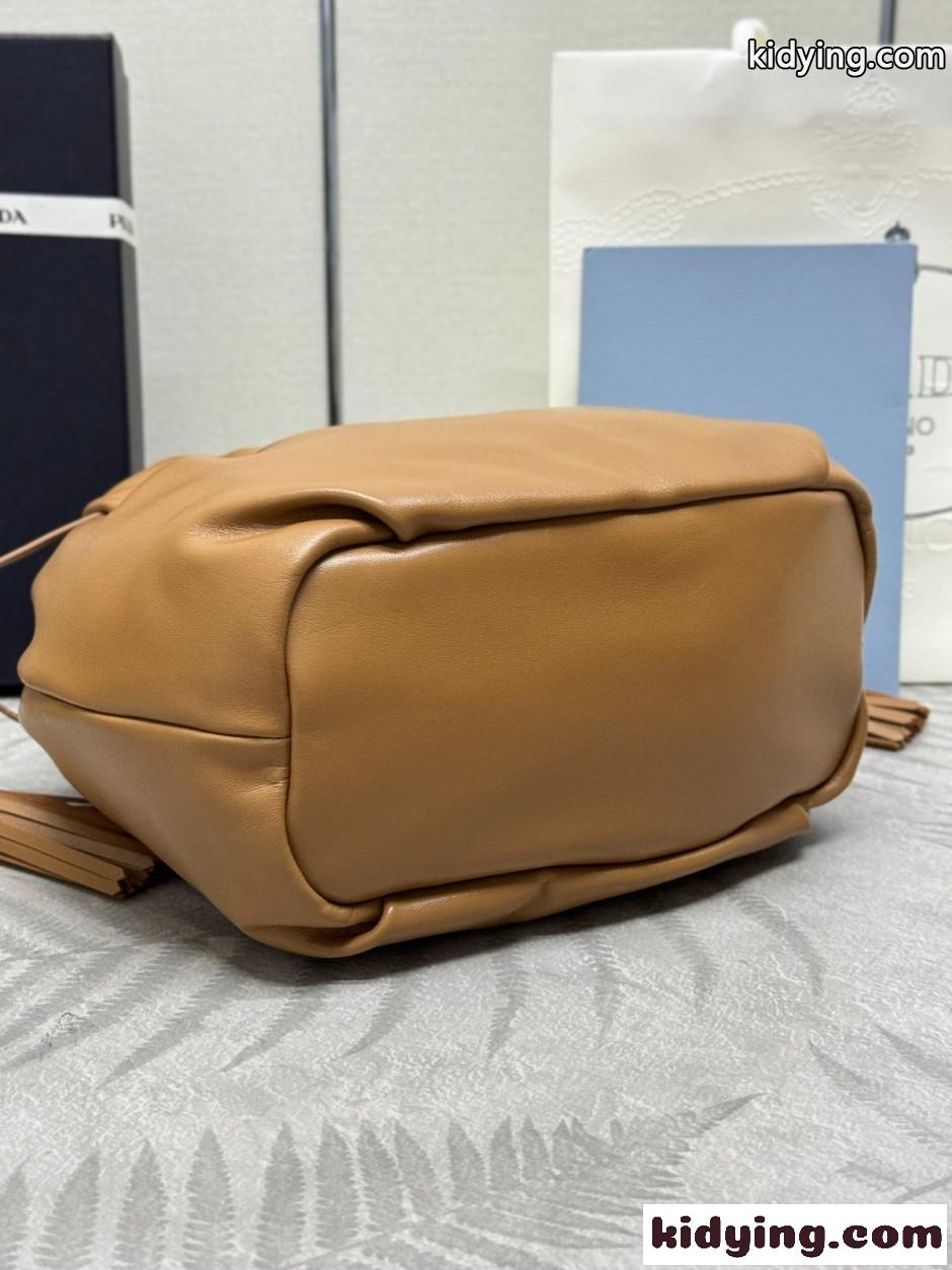 ナッパレザー ショルダーバッグ プラダ スーパーコピー 1BG541 ブラウン-2