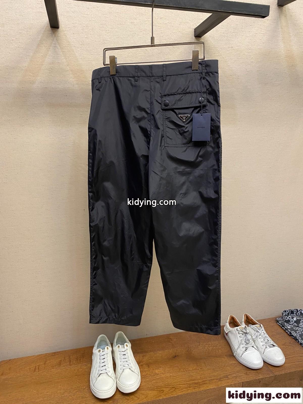 カジュアル プラダ Re-Nylonパンツ スーパーコピーメンズ ズボン ロングパンツ-2