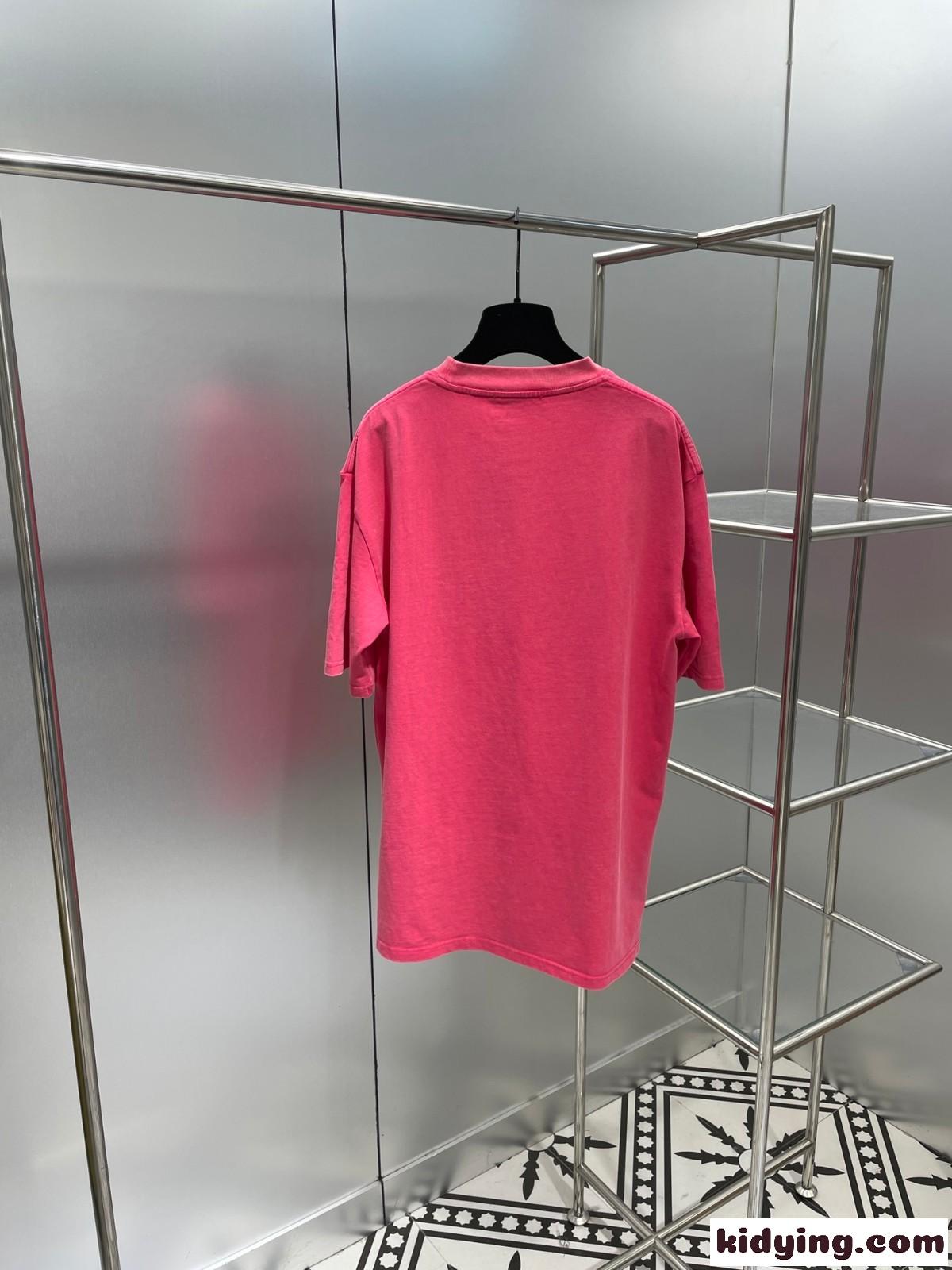 ユニセックス B Authentic Tシャツ バレンシアガ 半袖tシャツ コピー ゆったり 人気 クルーネック トップス-2