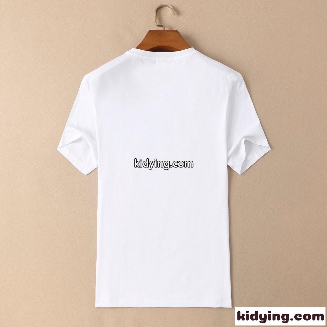 ベーシック アルマーニ tシャツ コピー 着心地抜群 半袖 トップス カジュアル プリント クルーネック-3