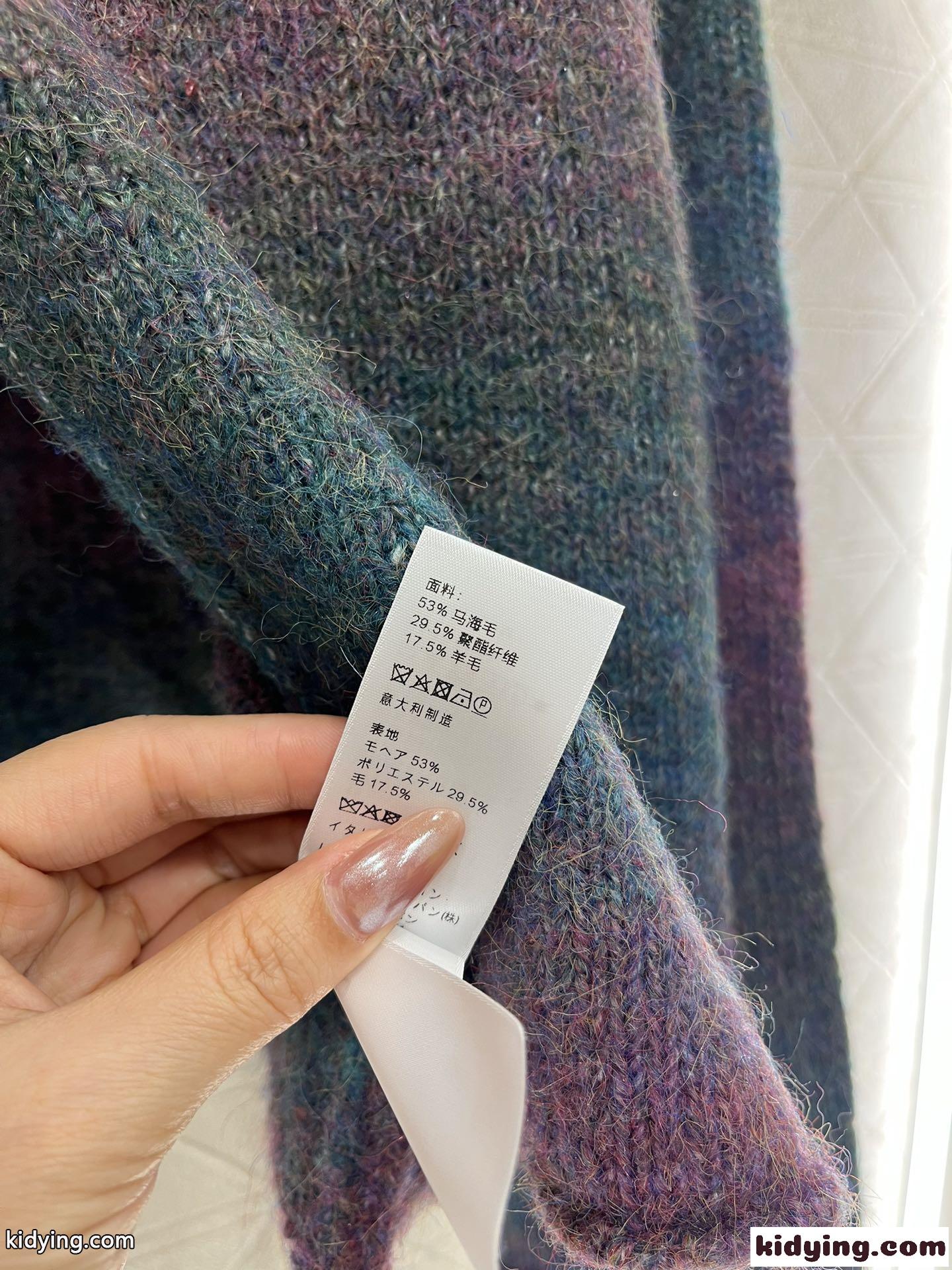 モヘアとウール ダブルジップ カーディガン セリーヌ ニット コピー レディース-4