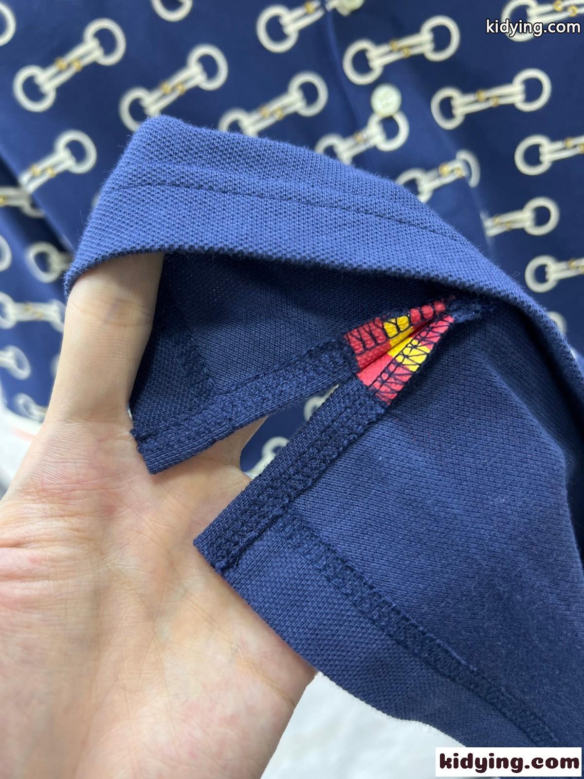 ホースビット プリント コットン ポロシャツ グッチ Tシャツ コピー メンズ トップス-3