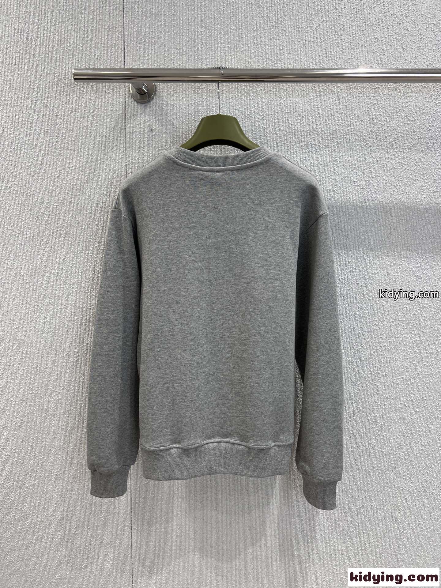 シンプル カジュアル ロゴ スウェットシャツ グッチ Tシャツ 偽物 コットン グレー-1