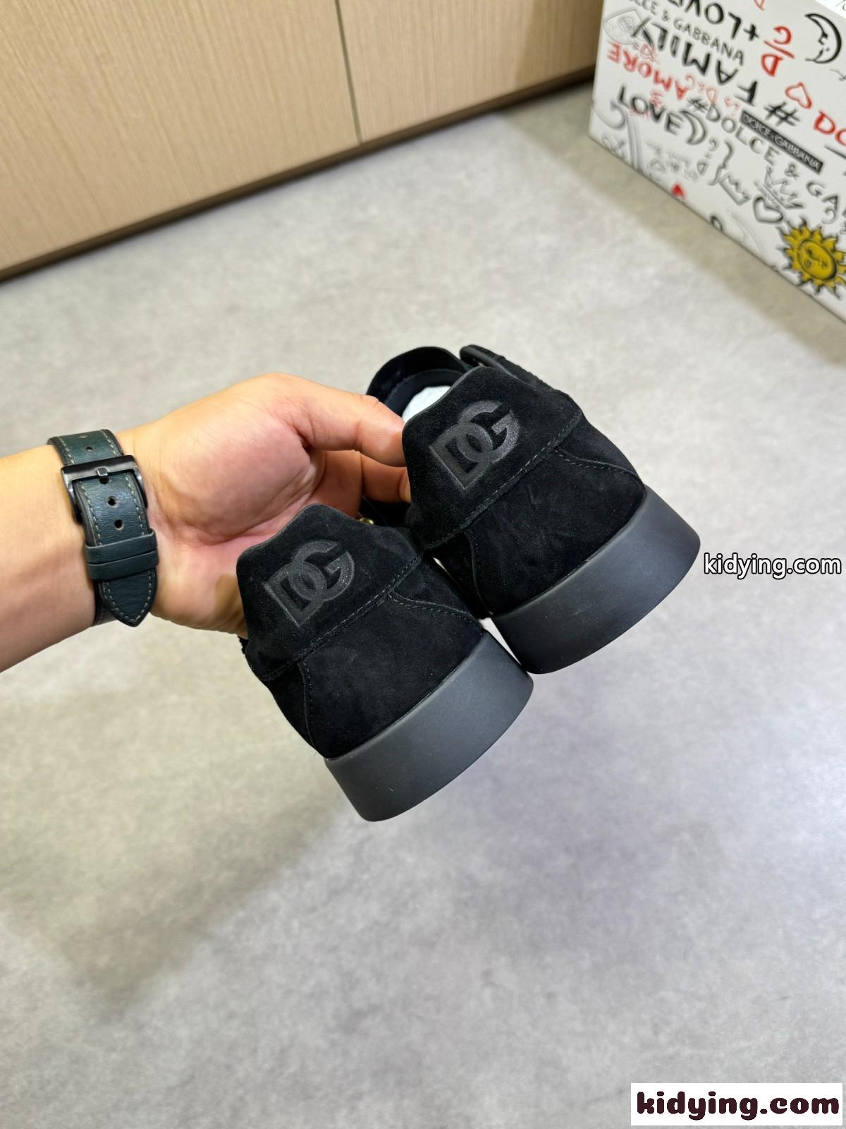 ドルチェ&ガッバーナ PORTOFINO LIGHT ストローベル スニーカー コピー ブラック-1