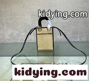 Sunshineミニ鼈甲の携帯用斜めがけのかわいい写真を独占的に撮り 超洗練されたmini toteにべっ甲の取っ手をつける フェンディ バッグ 価格 コピー-4