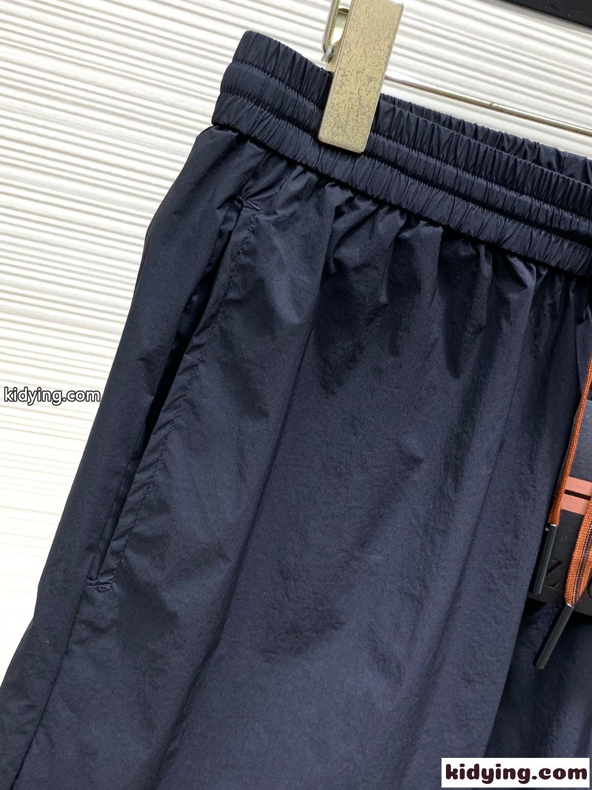 カジュアル エルメネジルド・ゼニア パンツ コピー ショートパンツ ネイビー-1