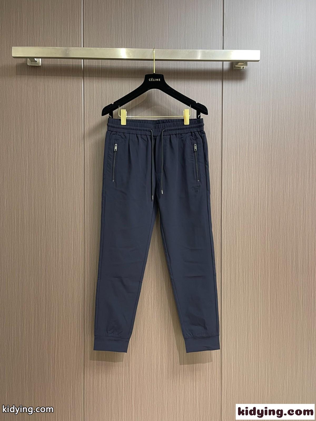 シンプル カジュアル メンズス ウェットパンツ プラダ パンツ コピー ズボン-2