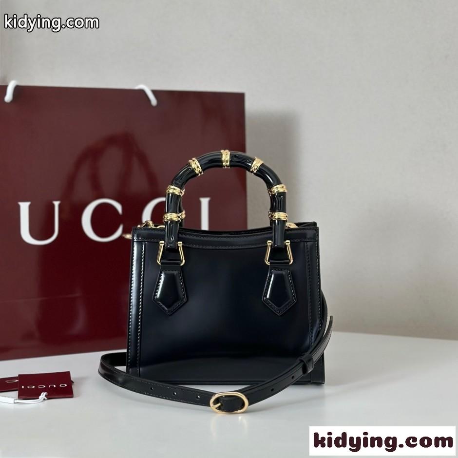 GUCCI ダイアナ スモール トートバッグ グッチ スーパーコピー 832936 ブラック-2