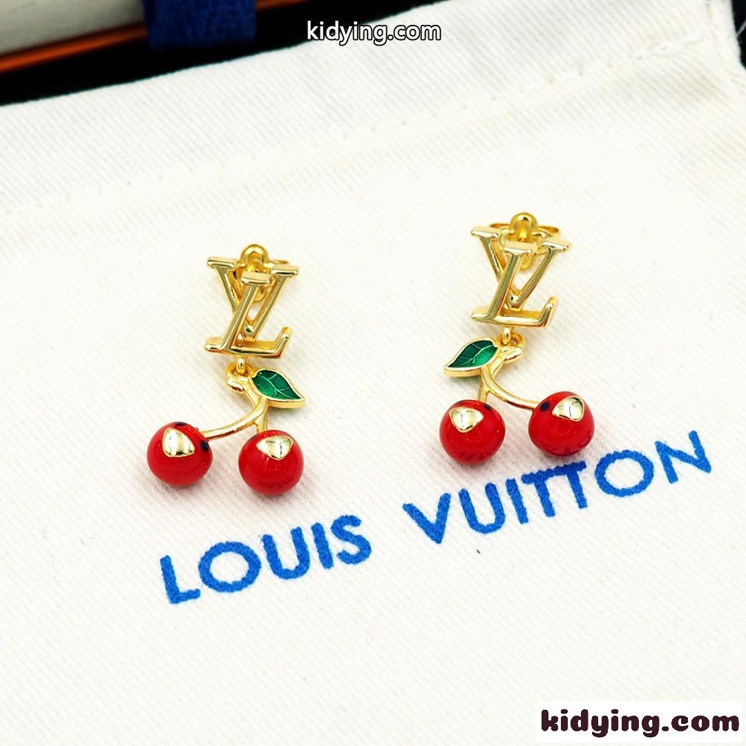 人気コラボ LV xTM ピアス・チェリー ルイ・ヴィトン スーパーコピー イヤリング-0