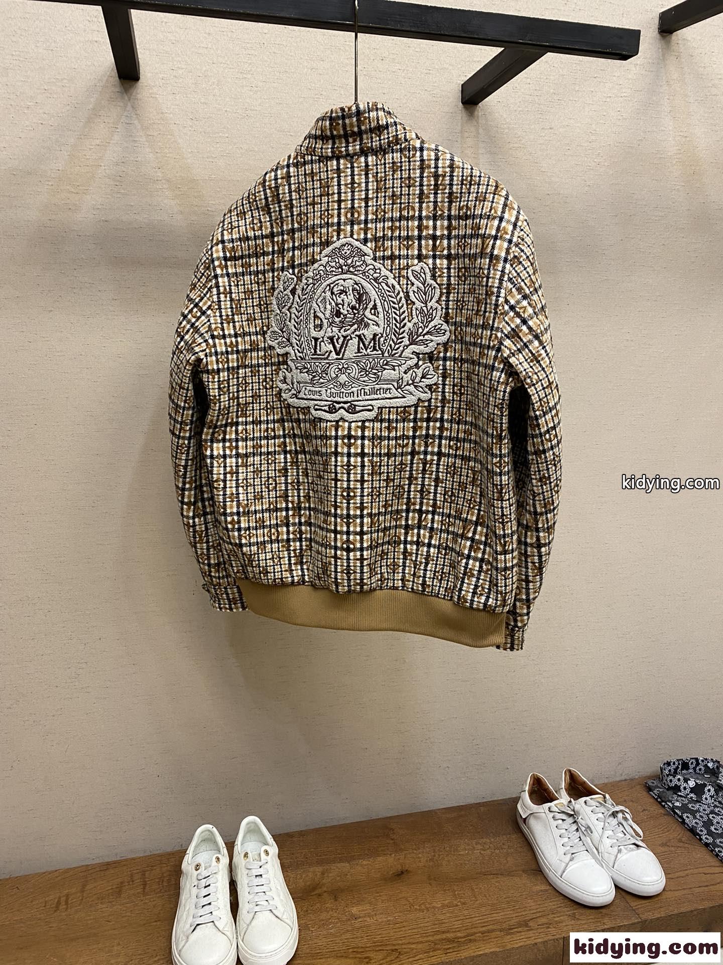 モノグラムウールハリントンブルゾン ルイヴィトン ジャケット コピー メンズ-1