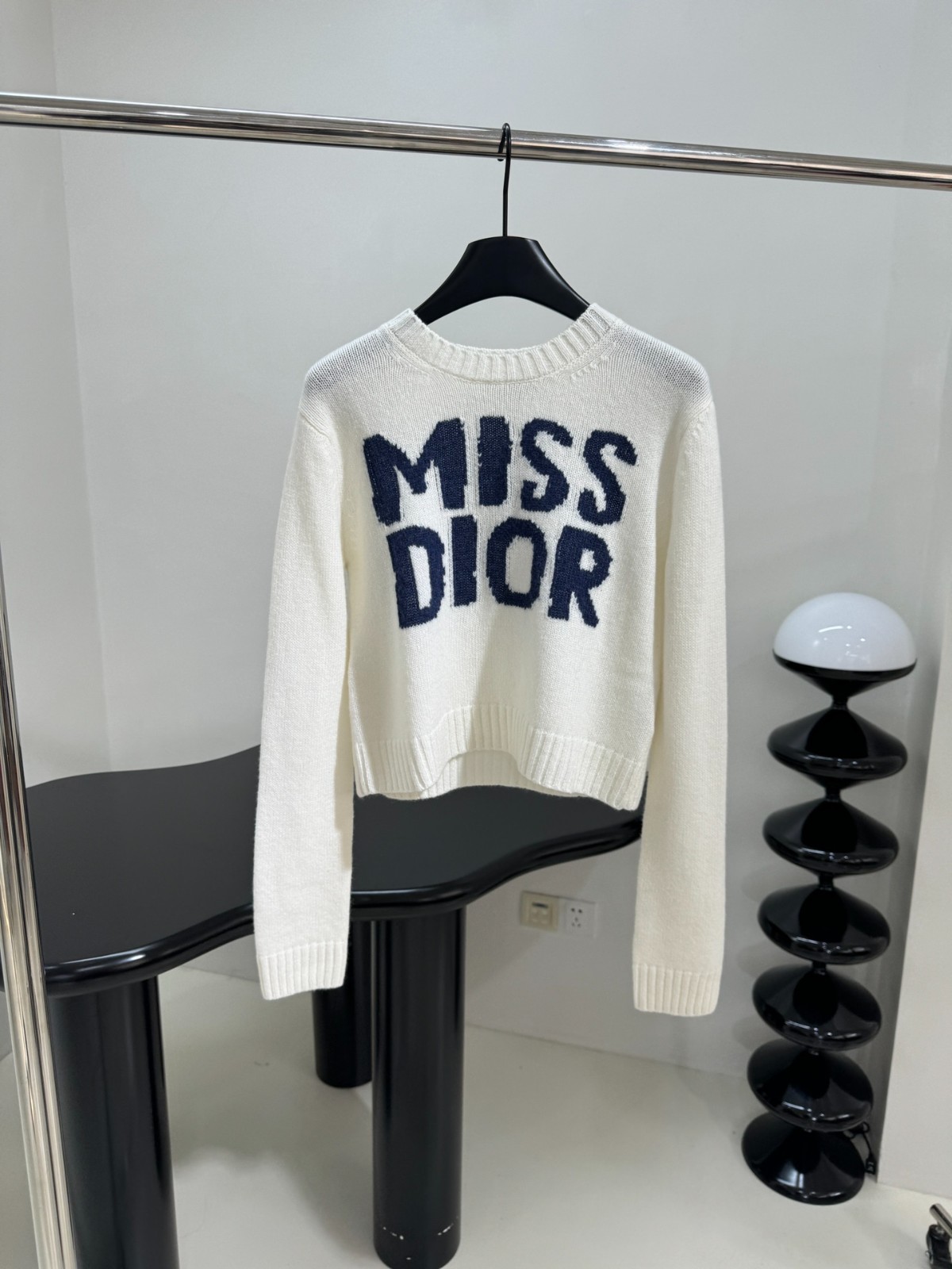 クリスチャン・ディオール セーター コピー Miss Dior クルーネックニット-0